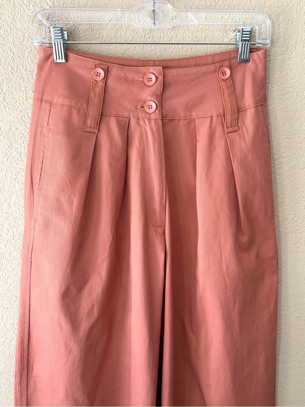 Anthropologie Tiny Ulysses Pants in Coral Small NWT - Picture 4 of 11
